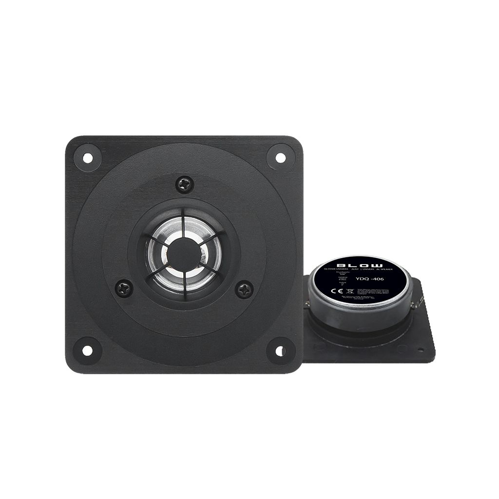 TWEETER A CUPOLA IN TITANIO QUADRATO SERIE PRO 10 CM MAGNETICO MOD. YDQ-406