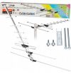 ANTENNA TV 4K DVB-T2 DIGITALE TERRESTRE 24dB 17 ELEMENTI FILTRO LTE VHF+UHF