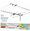 ANTENNA TV 4K DVB-T2 DIGITALE TERRESTRE 24dB 17 ELEMENTI FILTRO LTE VHF+UHF