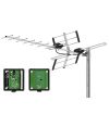 ANTENNA TV 4K DVB-T2 DIGITALE TERRESTRE 24dB 24 ELEMENTI FILTRO LTE VHF+UHF