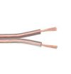 CAVO ALTOPARLANTI AUDIO 100 MT. PIATTINA 2 x 0,35 mm TRASPARENTE IN CCA