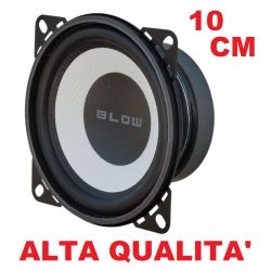 COPPIA MIDRANGE 10 CM 4 Ohm WOOFER ALTOPARLANTE AUTO 220W 4" POLLICI MIDRANGE