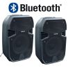 IMPIANTO AUDIO COMPLETO 2 casse amplificate 400w + mixer BT + stativi con borsa + cavo 3 mt