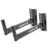 COPPIA SUPPORTI PARETE CASSE ACUSTICHE UNIVERSALE STATIVI MURO ASTE FERRO