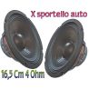 2 WOOFER 16,5 CM 4 Ohm 165 MM ALTOPARLANTI SPORTELLO AUTO 6,5" POLLICI