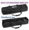 BORSA BORSONE MULTIFUNZIONE DJ EFFETTI LUCE MIXER CAVI 75x25x12 cm