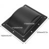 MANIGLIA INCASSO ALTOPARLANTI CASSE ACUSTICHE FERRO ACCIAIO 22x16 cm SUBWOOFER