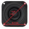 MIDRANGE ALTOPARLANTE 10 CM 8 Ohm 4" POLLICI BANDA LARGA 100W WOOFER