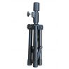 COPPIA MINI STATIVI CASSE ACUSTICHE TREPPIEDE ALTOPARLANTI SUPPORTI UNIVERSALE ALTEZZA 70cm