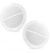 COPPIA ALTOPARLANTI DA ESTERNO 8 Ohm 16cm 200W DIFFUSORI BIANCHI BARCA