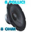WOOFER 20 CM 8 Ohm 8" POLLICI ALTOPARLANTE 200W 20 21 CM