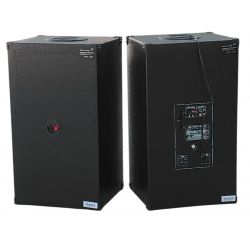 COPPIA CASSE AMPLIFICATE BLUETOOTH WOOFER 10" 26 Cm CON USB - LED
