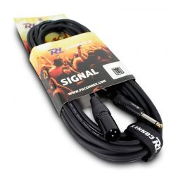 COPPIA (2 PEZZI) CAVO AUDIO JACK CANNON XLR 3 Mt - CANNON XLR M. JACK MONO 6,3 MM