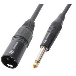 COPPIA (2 PEZZI) CAVO AUDIO JACK CANNON XLR 3 Mt - CANNON XLR M. JACK MONO 6,3 MM