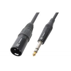 CAVO AUDIO JACK 6,3 MM STEREO CANNON XLR 3 PIN MASCHIO 1,5 MT