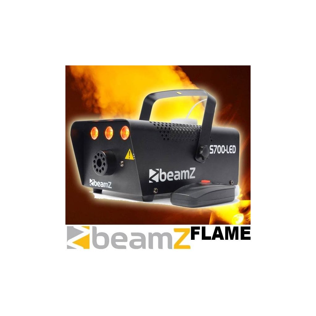 MACCHINA FUMO CON EFFETTO FIAMME A LED 700W + TELECOMANDO DISCOTECA DJ