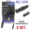CAVO RCA CANNON XL3 5 METRI CAVO AUDIO PROFESSIONALE MIXER