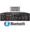 FILODIFFUSIONE LOCALI IMPIANTO AUDIO 4 CANALI CASSE ACUSTICHE PARETE BIANCHE 8 Ohm amplificatore + 4 casse + cavo