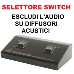 SELETTORE AUDIO SWITCH MIXER COMMUTATORE FILODIFFUSIONE (disattivi l'audio su stanze separate)