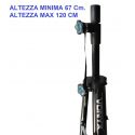 STATIVO CASSE ACUSTICHE TREPPIEDE SUPPORTO UNIVERSALI  ** alzata 120 cm