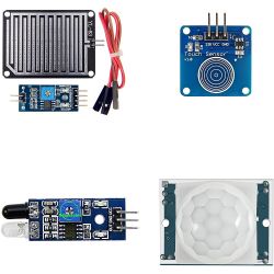STARTER KIT ARDUINO RASPBERRY SET 22 PEZZI SENSORI VARI - kit starter