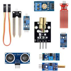 STARTER KIT ARDUINO RASPBERRY SET 22 PEZZI SENSORI VARI - kit starter