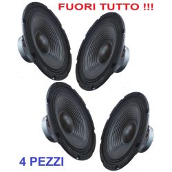 4 PEZZI WOOFER 4 OHM 8" POLLICI 20 CM 4 Ohm ALTOPARLANTI PER AUTO O CASSE ACUSTICHE