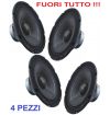 4 PEZZI WOOFER 4 OHM 8" POLLICI 20 CM 4 Ohm ALTOPARLANTI PER AUTO O CASSE ACUSTICHE