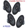 4 PEZZI WOOFER 4 OHM 8" POLLICI 20 CM 4 Ohm ALTOPARLANTI PER AUTO O CASSE ACUSTICHE