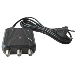 ALIMENTATORE PER ANTENNA AMPLIFICATORE TV DIGITALE TERRESTRE 2 USCITE 12V 300mA