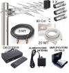 IMPIANTO DIGITALE TERRESTRE COMPLETO ANTENNA DECODER AMPLIFICATORE ETC.