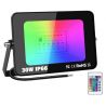 FARO LED PER ESTERNO GIARDINO RGB MULTICOLORE 30W 3000LM LUCI PSICHEDELICHE
