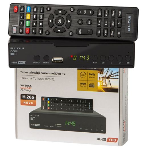 DECODER DIGITALE TERRESTRE DVB-T2 FULL HD 1080P SCART HDMI