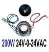 TRASFORMATORE TOROIDALE AUDIO 200W 29V-0-29VAC ALTA QUALITA'