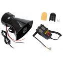 MEGAFONO PER AMBULANTI 100W CON SIRENA + TELECOMANDO 12V 108 dB