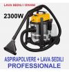 LAVA SEDILI AUTO DIVANI ALL IN ONE ASPIRAPOLVERE + LAVASEDILI 2300W SERIE PRO