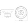 COPPA ALTOPARLANTI AUTO 5" POLLICI 12 CM 4 Ohm PREDISPOSIZIONI AUTO 2 VIE
