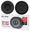 COPPIA ALTOPARLANTI SPORTELLO AUTO WOOFER 16,5 CM 4 OHM 6,5 POLLICI ultra slim