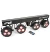 SET EFFETTI LUCE RGBW DJ PIANOBAR LIVE stativo + 4 effetti par led DMX - 1