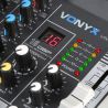 MIXER AUDIO KARAOKE DJ STUDIO PROCESSORE DI EFFETTI FX BLUETOOTH USB DISPLAY - 3