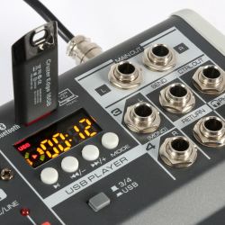 MIXER AUDIO KARAOKE DJ STUDIO PROCESSORE DI EFFETTI FX BLUETOOTH USB DISPLAY - 4