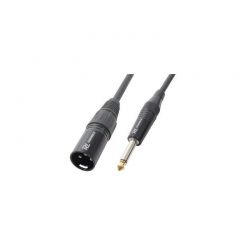 COPPIA CAVI AUDIO 8 METRI CANNON XLR M JACK MONO 6,3 MM casse amplificate mixer strumenti - 3