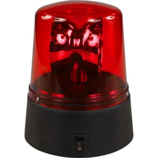 LAMPEGGIANTE A LED POLIZIA LUCE ROSSA DJ PARTY DA CASA (A BATTERIE) - 1