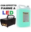 MACCHINA FUMO CON EFFETTO FIAMME A LED 700W + 5 LT. LIQUIDO REGALO - 1