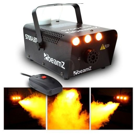 MACCHINA FUMO CON EFFETTO FIAMME A LED 700W + TELECOMANDO art 160426 - 1
