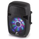 CASSA ACUSTICA AMPLIFICATA ATTIVA 300W 8" BATTERIE BLUETOOTH MICROFONO USB/SD - 1