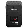 COPPIA DIFFUSORI PARETE MURO LINEA 100v CON STAFFE * VERSIONE NERA - 2
