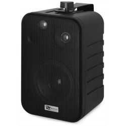 COPPIA DIFFUSORI PARETE MURO LINEA 100v CON STAFFE * VERSIONE NERA - 3