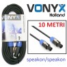 CAVO SPEAKON M. + SPEAKON M. 10 METRI CASSE ACUSTICHE PASSIVE AMPLIFICATORE NL2 - 1