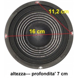 COPPIA WOOFER 200w 6,5" (16,5 CM) X CASSE O PREDISPOSIZIONI SPORTELLO AUTO - 4